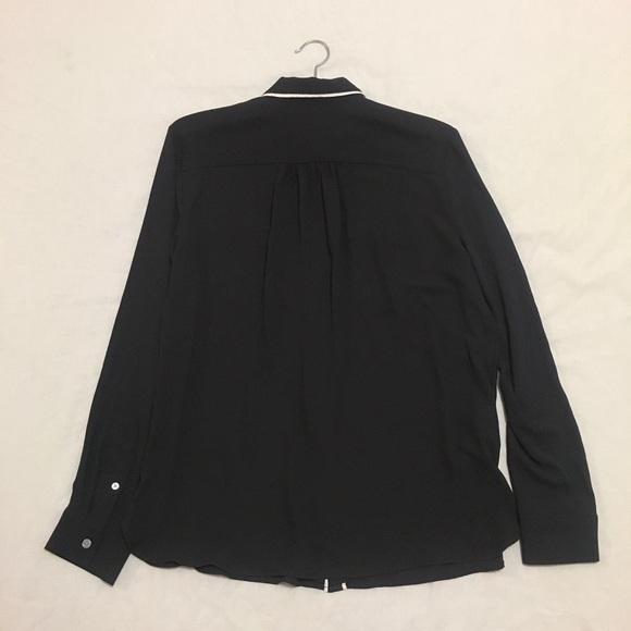 LOFT Long Sleeve Shirt Blue - Picture 2 of 2